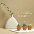 多肉植物蠟燭 ︱ Gardening Candle