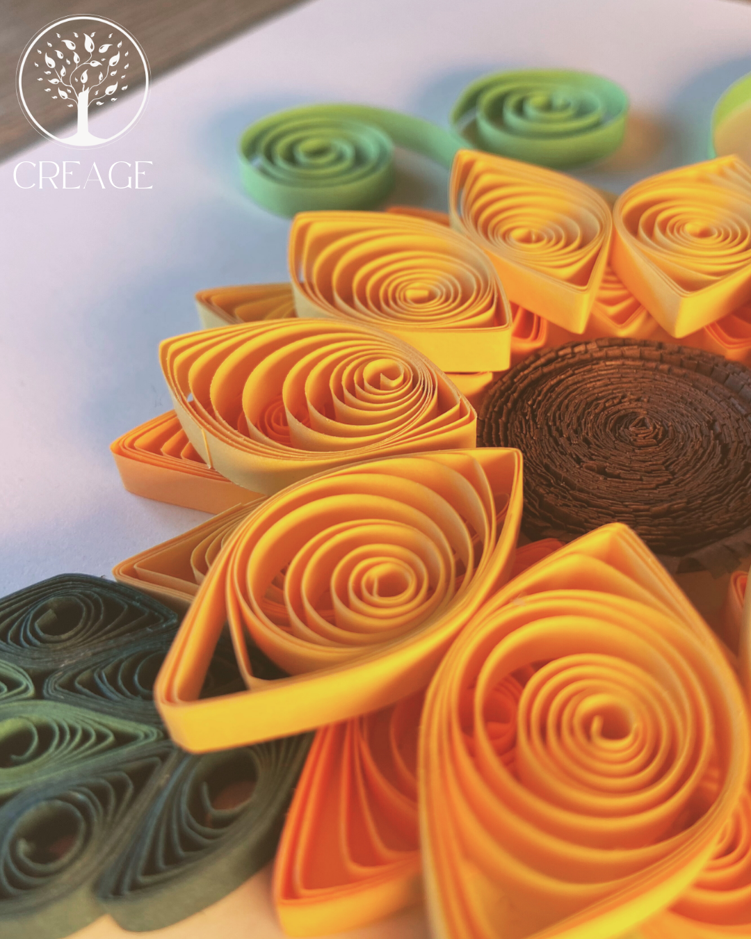 衍紙 (太陽花)丨Quilling (Sunflower)